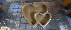 Менажница Два сердца