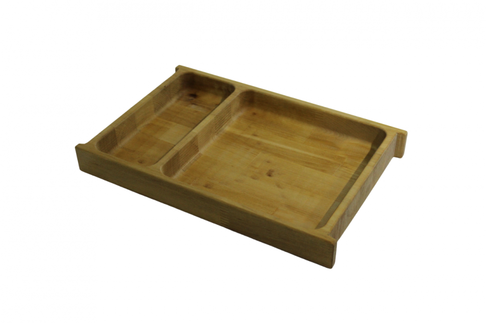 Доска поднос 2 секции 