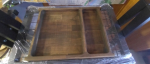 Доска поднос 2 секции 