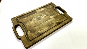 Доска поднос с ручками 